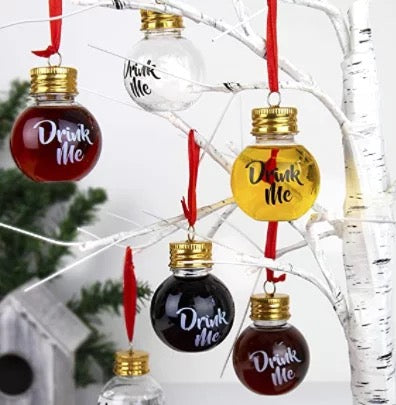Fillable Booze Baubles set of 6